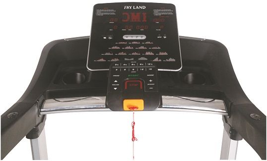SKYLAND Commercial Treadmill, Black/Silver