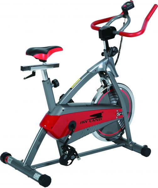 Skyland Indoor Spinning Bike - EM-1544, Red