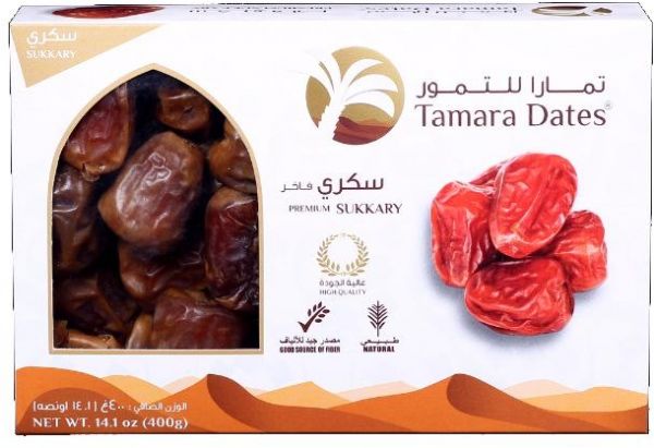 Tamara Dates - Premium Sukkary carton pack 400g