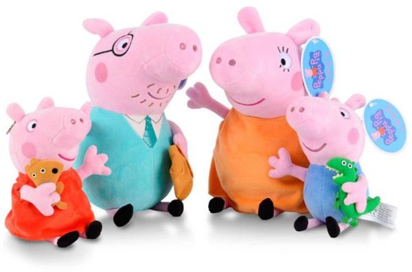4-Pack Peppa pig Plush Toy Stuffed Doll