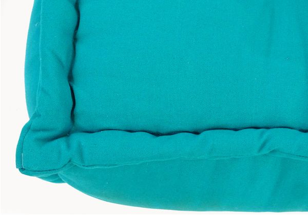 Villa 39 Foldable Sofa Cotton Comfy Floor Seat, Turquoise
