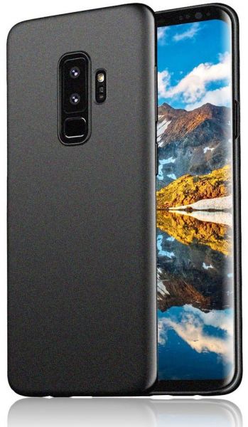 Samsung Galaxy S9 PLUS case Matte Shockproof cover by Meidom - Black