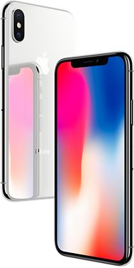 Apple iPhone X with FaceTime - 64GB, 4G LTE, Silver