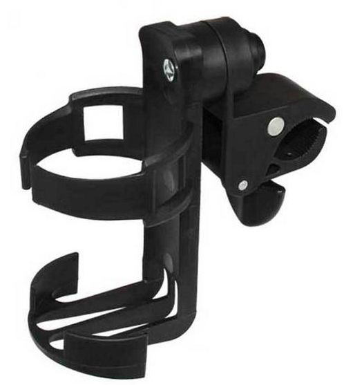 Cycling Bike Bicycle Baby Stroller Drink Water Milk Bottle Cup Holder Mount Cage,Black