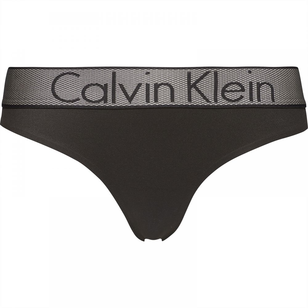 Calvin Klein Thong for Women - Black
