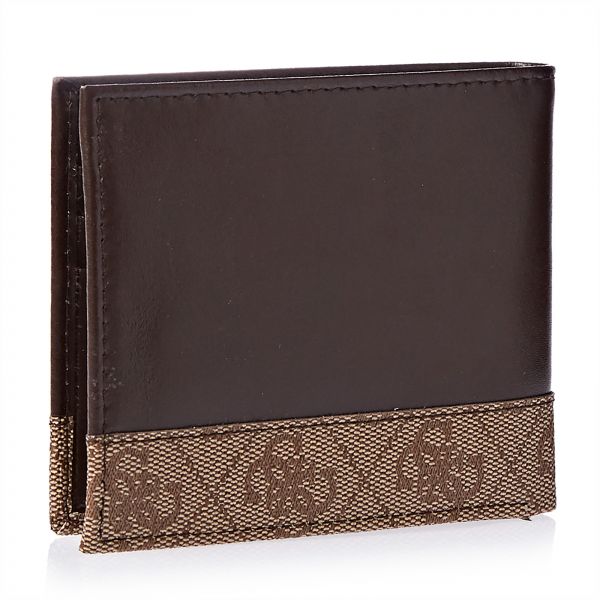 Guess 31GUE13099 Flat Bifold Wallet for Men - Brown
