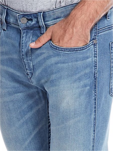 Hugo Boss Slim Fit Jeans for Men - Light Blue