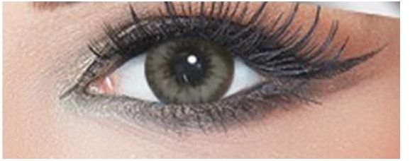 Bella Diamond Collection Unisex Cosmetic Contact Lenses - Grey Green - [ BL-GY-GN Power 0.00]