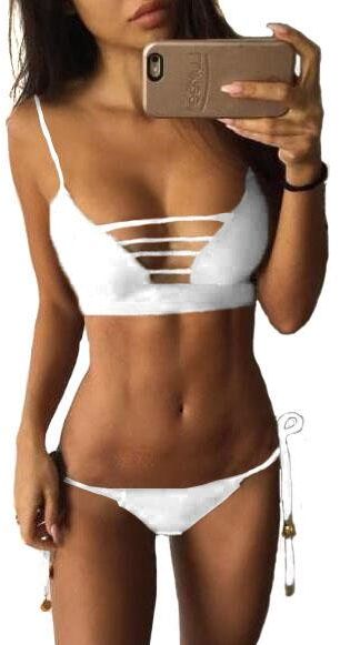 Togz White Bikini Set For Women