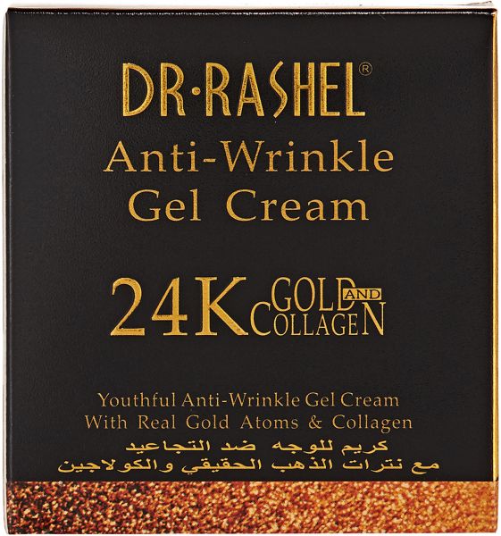Dr-Rashel 24K Anti-Wrinkle Gel Cream With Real Gold Atoms and Collagen, 50 ml