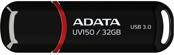 ADATA USA DashDrive UV150 USB 3.0 Flash Drive (AUV150-8G-RRD) 32 GB black AUV150-32G-RBK