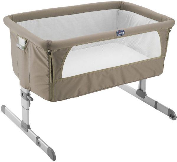 Chicco Next2Me Bedside Crib Dove Baby Play Yard - CH79339-72, Beige