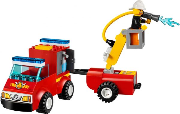 Lego Juniors Fire Patrol Suitcase Building Toy - 10740
