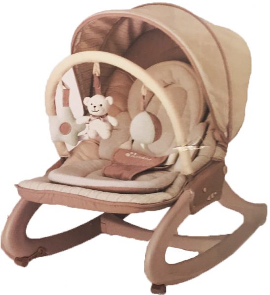 Rocking baby chair, brand mamalove, grey color