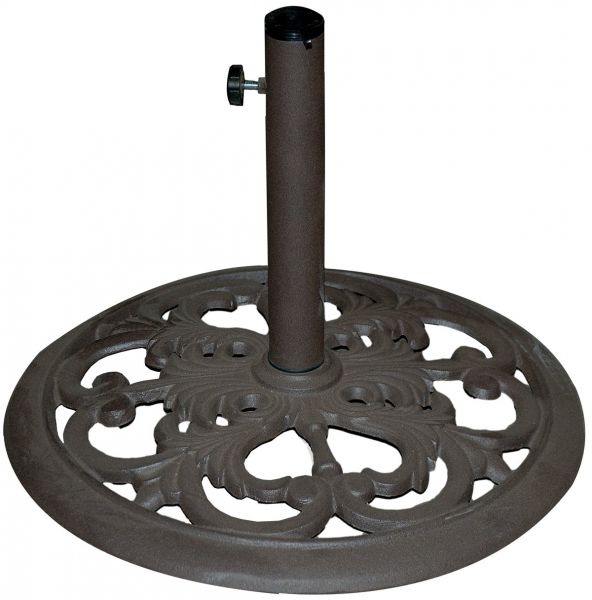 TropiShade 30-Pound Bronze Powder-Coated Cast Iron Umbrella Stand