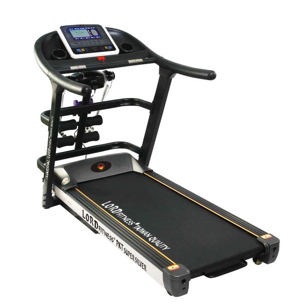 Marshal Fitness Super Silver 4-Way Treadmill With Video Player Wi-Fi
