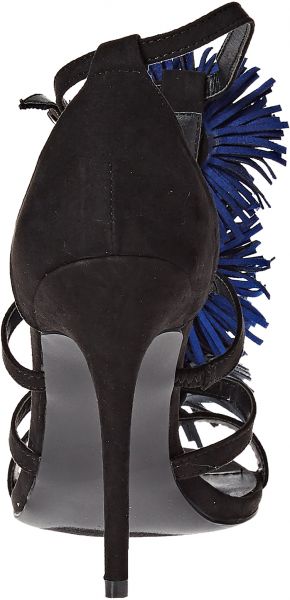 Qupid Heel Sandals for Women - Black