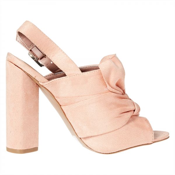 QUPID Heel Sandals for Women - Pink